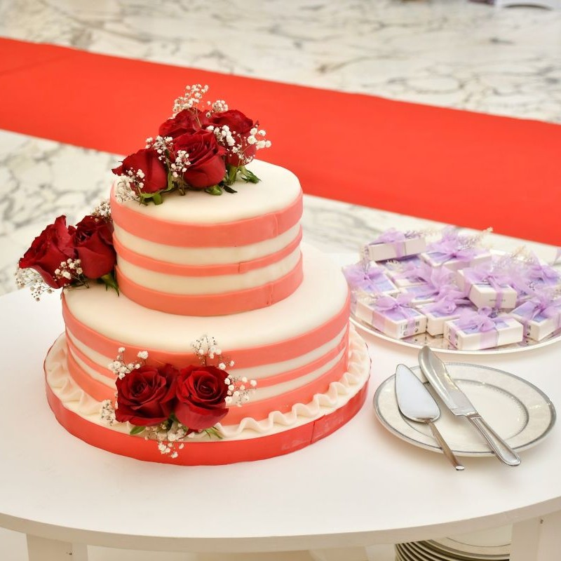 Traditional Ugandan celebration cake