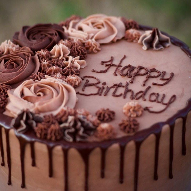 Birthday Cake - Custom decorated