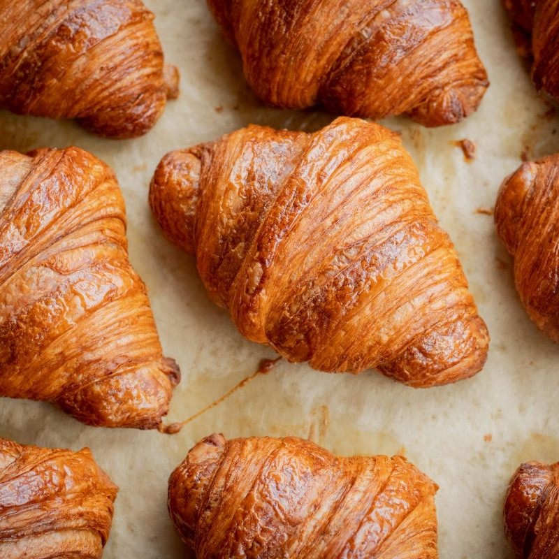 Fresh Croissants - Golden and flaky